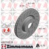 Zimmermann Brake Disc - Standard/Coated, 400.5502.20 400.5502.20